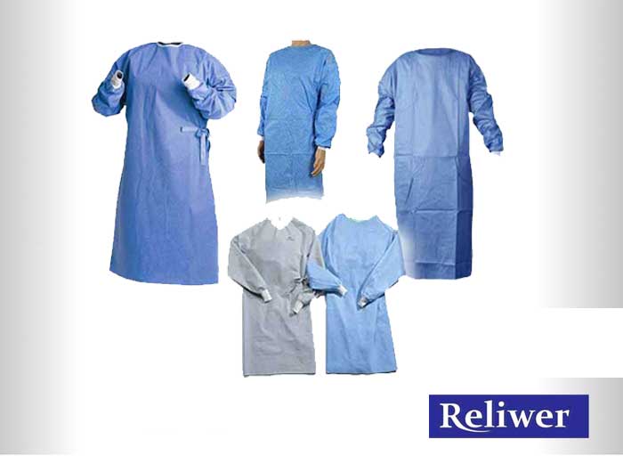 AMZ Medical Supply Hospital Gowns for Women, Pack of 3 Large White Patient  Gowns with Bird